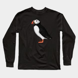 Puffin Bird Watching Birding Ornithologist Gift Long Sleeve T-Shirt